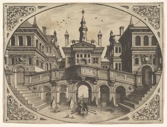 Tafel aus Scenographiae..., 1560