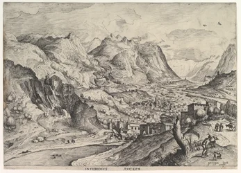 Der listige Vogelfänger Insidiosus auceps aus Die großen Landschaften, ca. 1555-56
