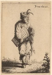 Der Drehleierspieler