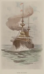 Nach dem Sturm (Farblithografie)