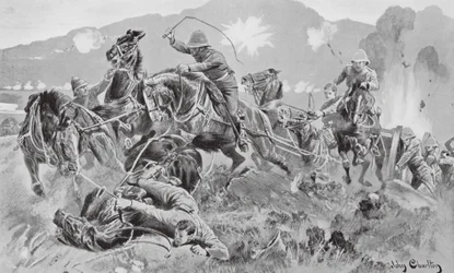 Die Rettung der Kanonen am Tugela
