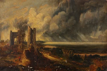 Hadleigh Castle, die Mündung der Themse – Morgen nach einer stürmischen Nacht