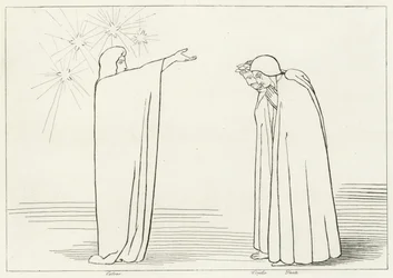 Der Berg der Prüfung, Fegefeuer, Gesang 1 (Gravur)