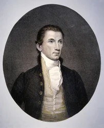 James Monroe (1758-1831) graviert von Asher Brown Durand (1796-1886)