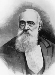 Porträt von Agostino Depretis (1813-1887), italienischer Staatsmann und Premierminister des Königreichs Italien, Gravur nach einem Foto von Michele Schemboche (aktiv 1856-ca. 1906)