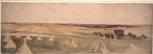 Schlachtfeld von Crecy, 26. August 1346