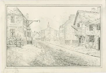Rugeley Stadt - Wolseley Brücke zur Lichfield Straße (1814)
