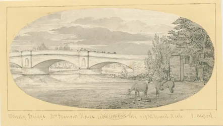 Wolseley-Brücke: Feder- und Tuschzeichnung, undatiert [1799-1854]