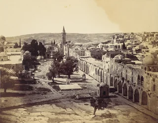 Jerusalem, Hof der Omar-Moschee