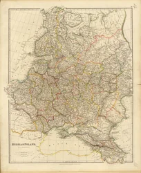 Karte von Russland und Polen, 1832