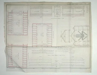 Vorgeschlagene Gebäude für Gefangene unter dem System der Einschließung und Disziplin von Kapitän Machonochie, R.N.