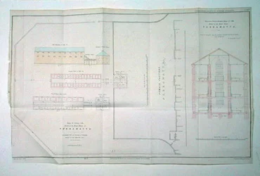 Reihe von Einzelzellen errichtet in der Female Factory in Parramatta, New South Wales