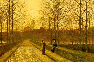 Im goldenen Abendlicht, 1883