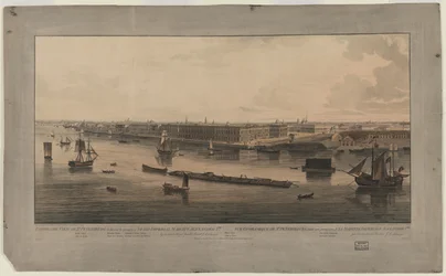 Panoramablick auf Sankt Petersburg, zwischen 1805 und 1807