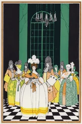 Illustration für "Rogues In Porcelain", Eine Sammlung von Gedichten aus dem 18. Jahrhundert