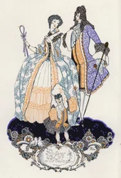 Illustration für "Rogues In Porcelain", Eine Sammlung von Gedichten aus dem 18. Jahrhundert