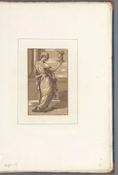 Johannes der Evangelist mit Kelch Amicis suis necnon unicuique (...) (Serientitel auf Objekt)