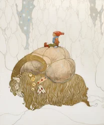 Das Weihnachtslied „Julbocken“, 1912.