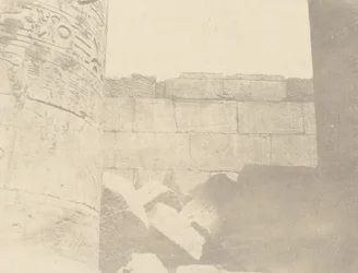 Karnak, Hypostylhalle, Nordwand (Innenseite)