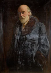 Porträt von Sir Oliver Lodge, 1923