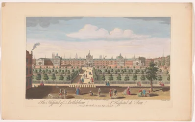 Ansicht des Bethlem Royal Hospital in London