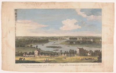 Ansicht der Themse bei Richmond von Richmond Hill aus
