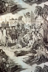 William Penns Vertrag mit den Indianern (Stoff)