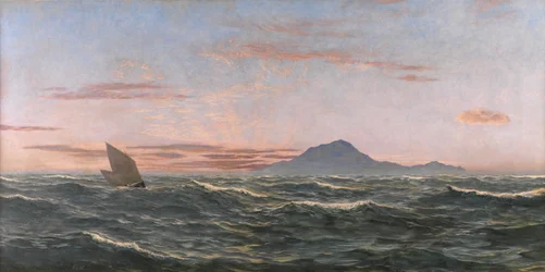 Sonnenuntergang vor Lundy Island