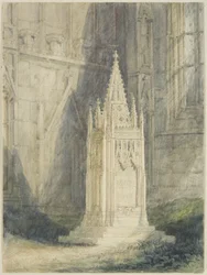 Entwurf für das Chatterton-Kenotaph in der St. Mary Redcliffe Kirche