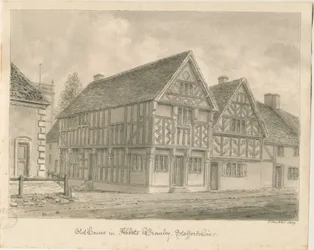 Abbots Bromley Alte Häuser