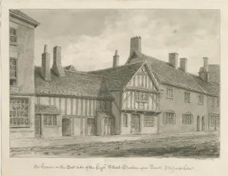 Burton-upon-Trent - Alte Häuser in der High Street