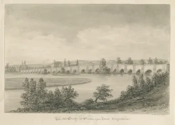 Burton-upon-Trent Brücke und Stadt