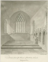 Innenansicht der Cheddleton Kirche