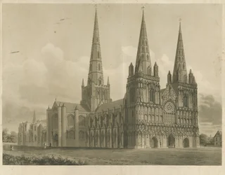 Lichfield Kathedrale - Nordwestansicht