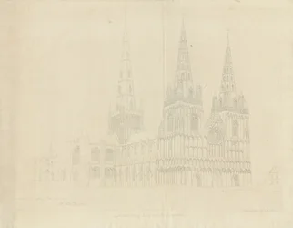 Lichfield Kathedrale - Nordwestansicht