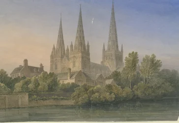 Lichfield Kathedrale - Südwestansicht