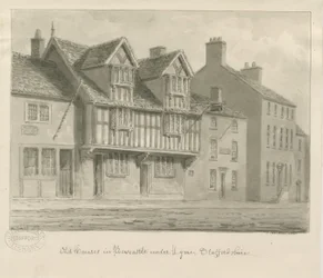 Newcastle-under-Lyme - Alte Häuser