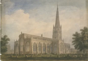 Nottinghamshire - Newark Kirche, 1809