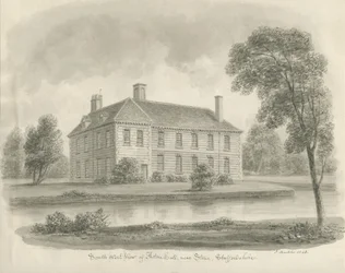 Stone - Aston Hall: Sepia-Zeichnung