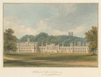 Surrey - Claremont - Altes Haus, 1824