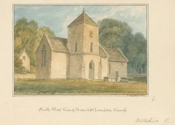 Berwick Saint Leonard Kirche, 1817