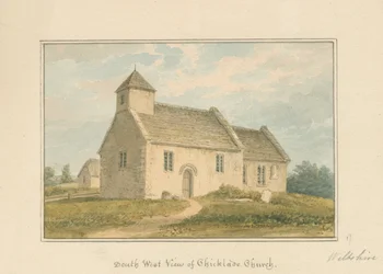 Chicklade Kirche, 1817
