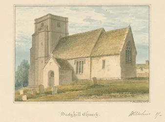 Wiltshire - Sedgehill Kirche, 1817