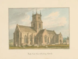 Wiltshire - Tisbury Kirche, 1804