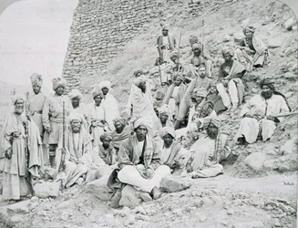 Khyber-Häuptlinge und Khans, Jamrud-Fort, Nordwestgrenze, um 1878