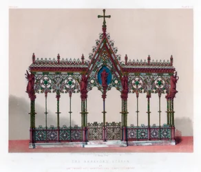 Der Hereford Screen, 19. Jahrhundert
