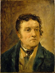 Porträt von Thomas Allen, einem Bewohner des Greenwich Hospitals, um 1832, zur Erinnerung an die Schlacht von Trafalgar (1805)