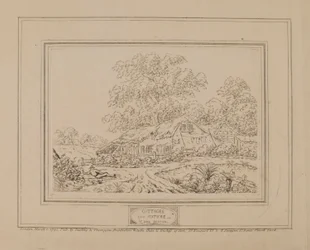 Cottages aus der Natur (mit zentralem Baum)