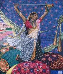 Weniger als der Staub, Illustration aus The Garden of Kama (and other lyrics from India), 1920