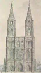 Westfassade des Straßburger Münsters